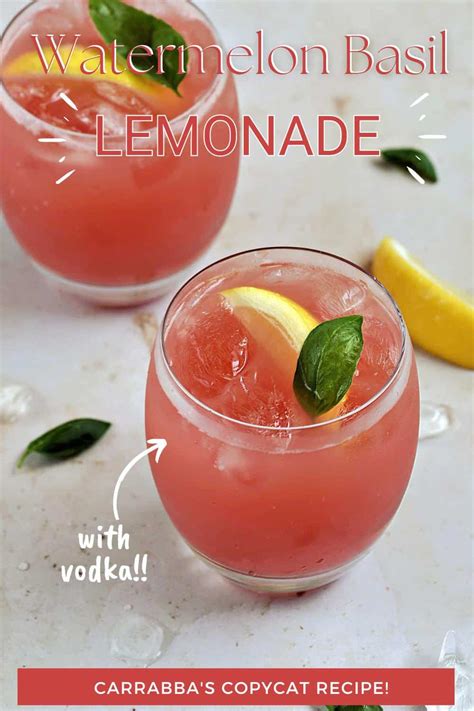 Watermelon Basil Lemonade Cooking With Curls