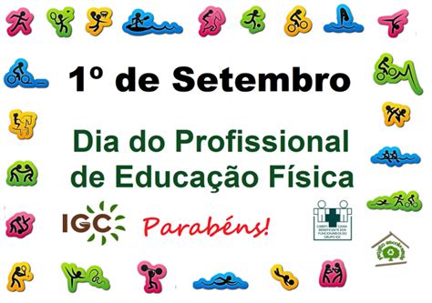 01 de setembro Dia do Profissional de Educação Física CABEFI