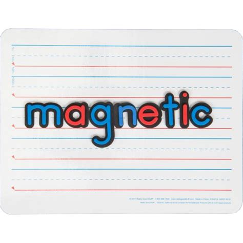 X Two Sided Magnetic Primary Lined Dry Erase Boards Set Of