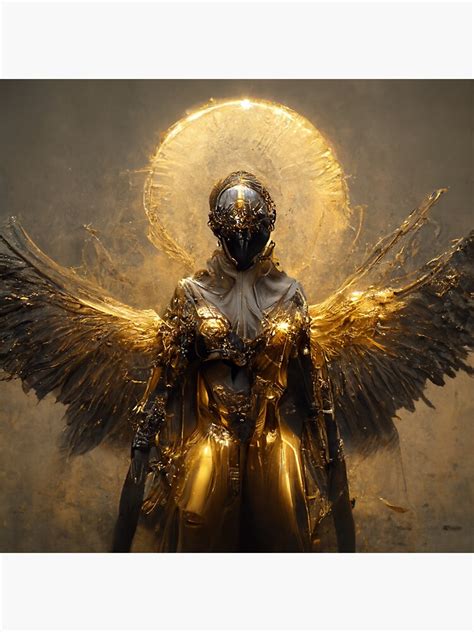 "Archangel Warrior - Fully Plated Gold Armor with a Face of an Angel ...