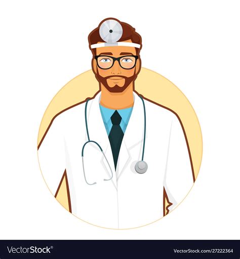 Doctor With Stethoscope Clipart