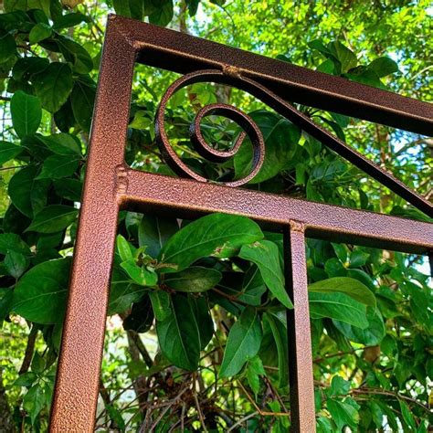 Garden Gate Style Metal Scroll Garden Trellis 6ft High X 4ft Wide