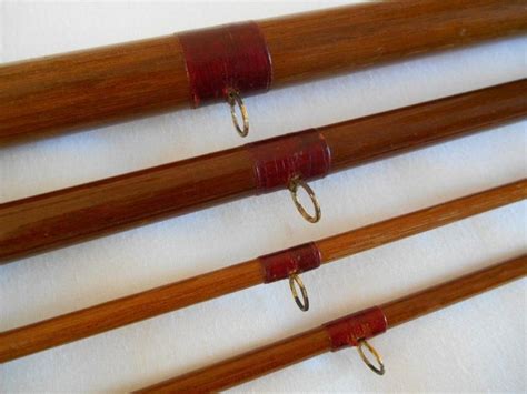 Floppy Eye Line Guides On Wood Fishing Pole History 18 Fish