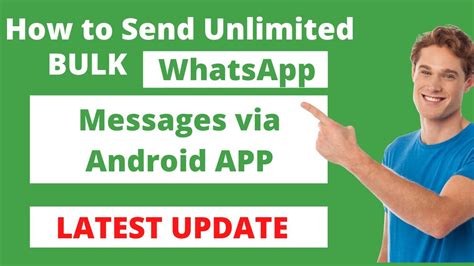 How To Send Unlimited Whatsapp Bulk Message On Android Whatsapp Bulk