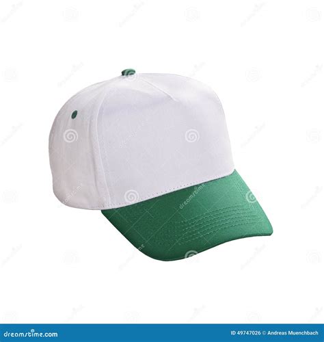 Baseball Cap Green Isolated Stock Photo Image Of Equipment Clothes