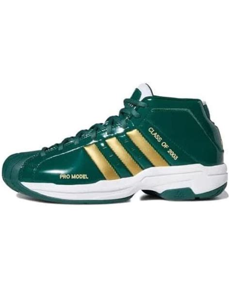 Adidas Pro Model 2g Svsm Basketball Shoe In Green Lyst