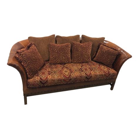 Vintage Wesley Hall Classic Leather Sofa Chairish