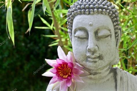 Buddha Holding Lotus Flower