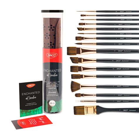 Buy Daco Enchanted Professional Artist Paint Brush Set Long