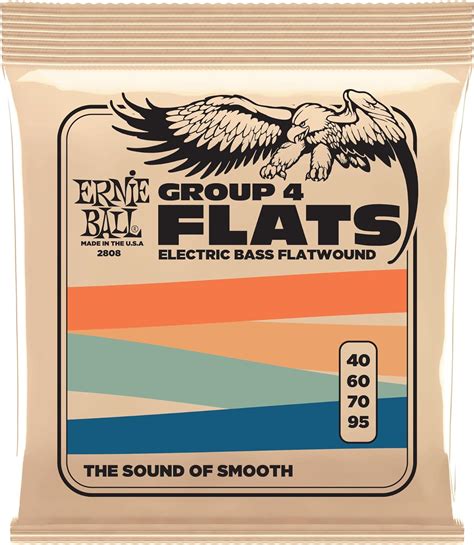 Amazon co jp 正規品 ERNIE BALL 2808 ベース弦 40 95 FLATWOUND GROUP IV