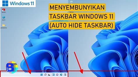 Cara Menyembunyikan Taskbar Windows 11 Auto Hide Taskbar Windows 11