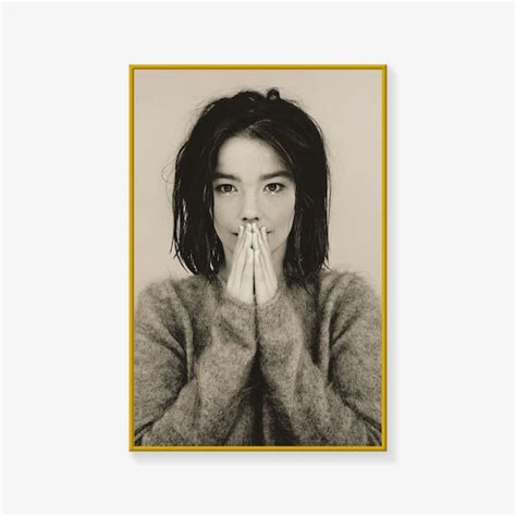 Bjork Poster Music Poster Print Singer Poster Canvas Art Etsy