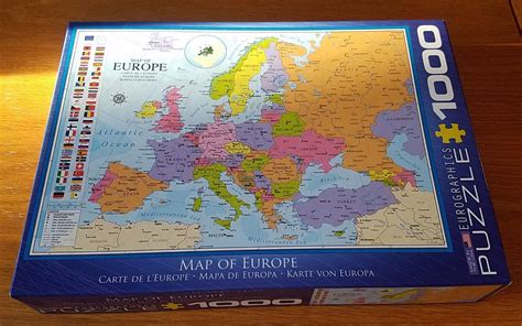 Eurographics Map Of Europe Puzzle Piece Complete X Ebay