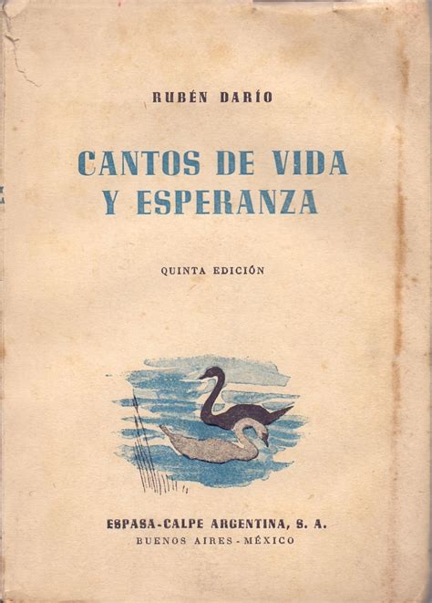 CANTOS DE VIDA Y ESPERANZA By Ruben Dario Libreria 7 Soles