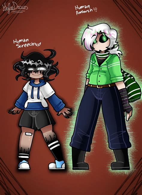 Human Screech and Ambush | Horror artwork, Danganronpa funny, Character ...