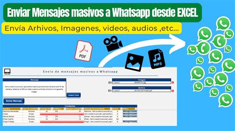 Enviar Mensajes Masivos A N Meros O Grupos De Whatsapp Desde Excel