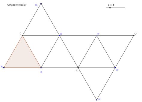 Num Octaedro Regular - Relações métricas dos poliedros regulares - Octaedro regular
