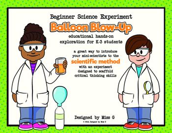 Beginner Science Experiment: Balloon Blow-Up by Designed by Miss G