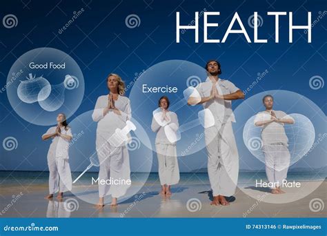 Health Wellbeing Wellness Vitality Healthcare Concept Stock Photo