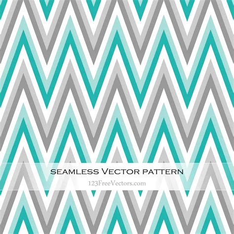 Retro Zig Zag Chevron Pattern Vector