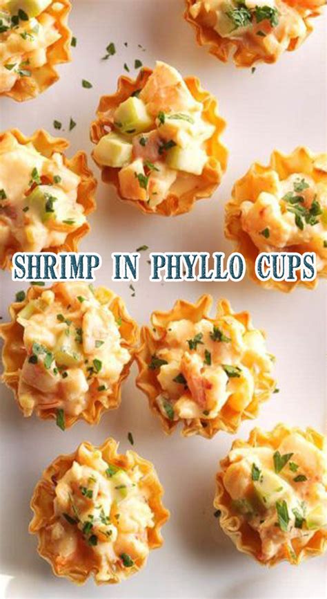 Shrimp In Phyllo Cups