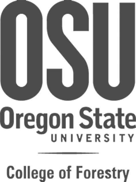 Download Oregon State University Forestry Logo Grey Osu College Png Image With No Background