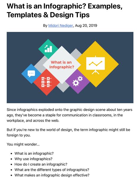 What Is An Infographic Examples Templates And Design Tips Docslib