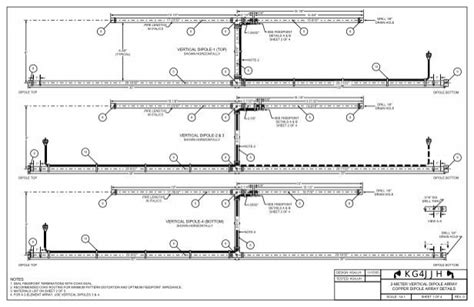 Meter Vertical Dipole Array Drawings Kg Jjh