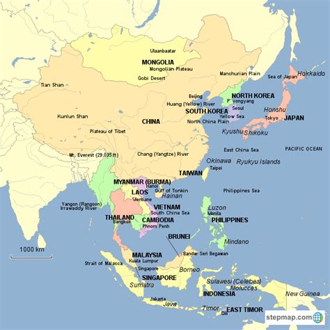 south asia political map  waterways southeast asia strategic