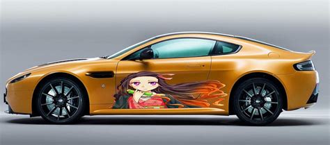 Anime Girl Car Sticker, Anime Car Vinyl Decal, Anime Car Wrap, One ...