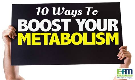 10 Ways To Rev Up Your Metabolism Efm Health Clubs