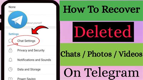 How To Recover Deleted Telegram Chats Messages Pictures And Videos 2024