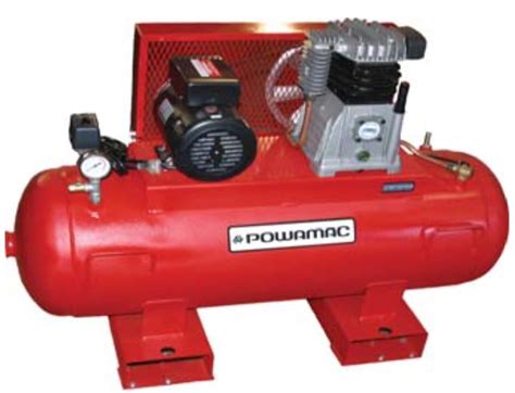 Powamac Compressor Industrial Workshop Range Electric Driven