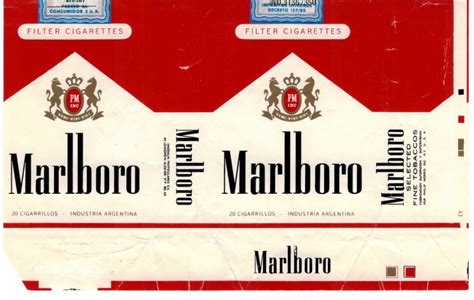 Marlboro Filter King Size Vintage Argentinian Cigarette Pack