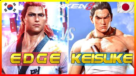 Tekken 8 T1 Edge Rank 1 Hwoarang Vs Keisuke Rank 1 Kazuya Ranked