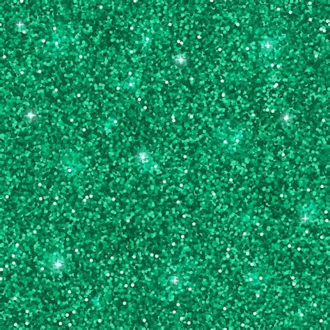 Emerald Green Glitter Background