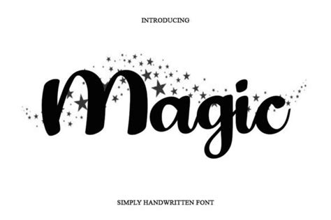 Magic Font By One Design · Creative Fabrica