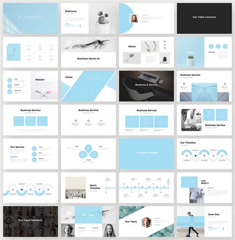 Clean Business Powerpoint Template Templatemonster