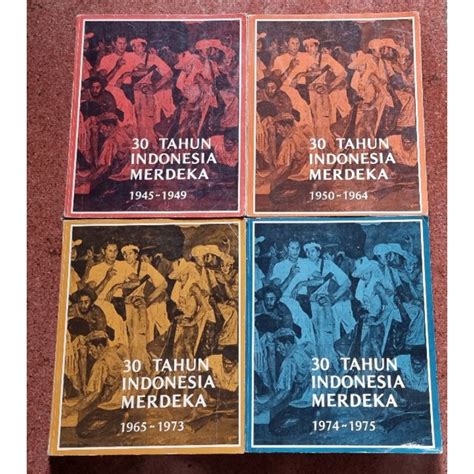 Jual Set Lengkap Buku Sejarah 30 Tahun Indonesia Merdeka 1974 1975