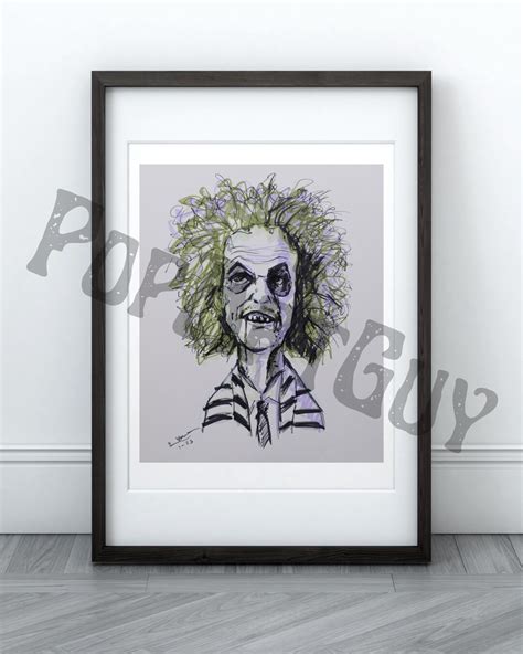 Beetlejuice Art Print - Etsy