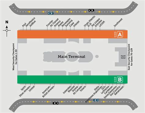 Map of Orlando International Airport (MCO)