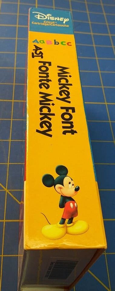 Disney Cricut Cartridge Cartouche Mickey And Minnie Mouse Font Pluto Cutter Ebay