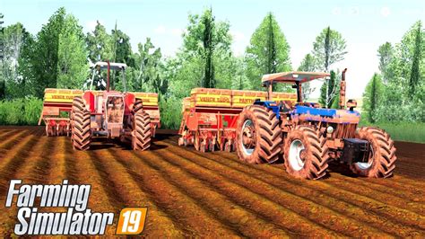 COLOQUEI OS 2 TRATORES PARA PLANTAR Farming Simulator 2019 Faz