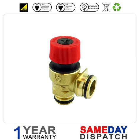 Worcester Boiler Pressure Relief Valve 87161064310 National Boiler Spares