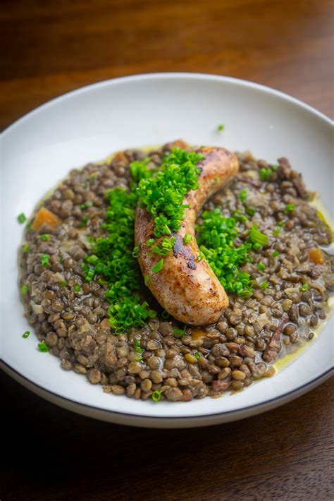 French Style Braised Lentils With Toulouse Sausage Paris Eater