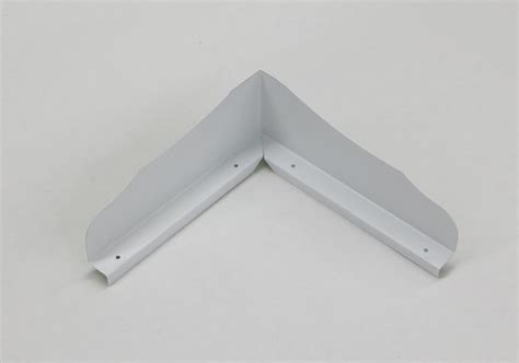 Bent Inside Corner Ornamental Gutter Valley Splash Guards 3 Ct HIGH