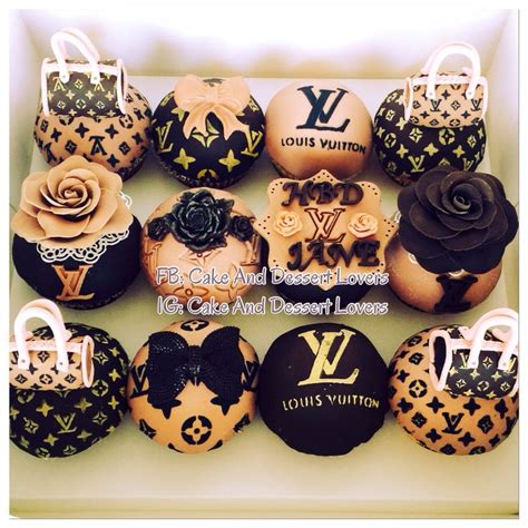 An Assortment Of Louis Vuitton Cakes In A Box