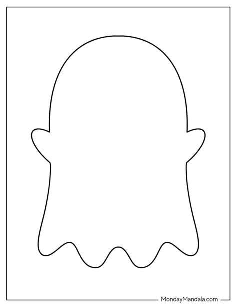 Printable Ghost Outline