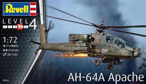 Revell 03824 AH 64A Apache 1 72 Scale Model