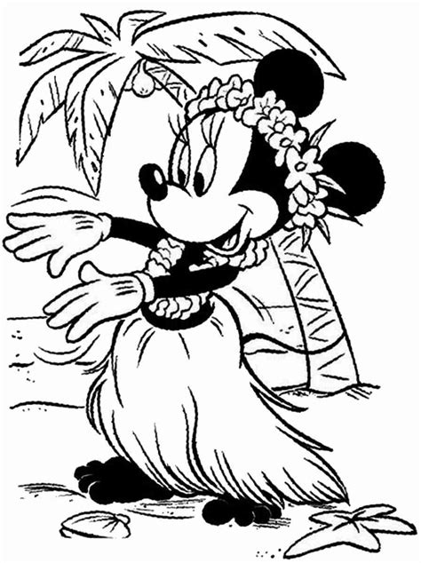 Free Printable Hawaiian Coloring Pages